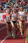 Laura Weightman (GB) and Renata Plis (Poland) lead in the 3000 metres at the European Athletics Team Championships.